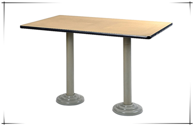 钢木餐桌