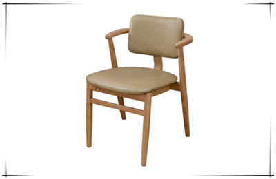 实木扶手餐厅椅子