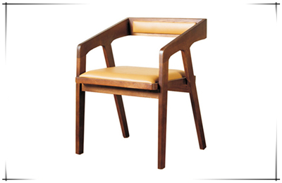 实木扶手餐椅