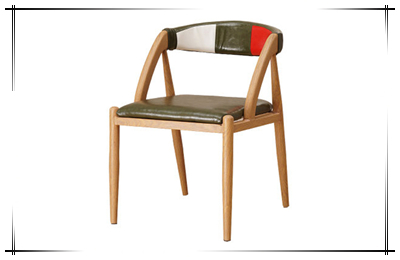 铁艺木纹餐厅椅子