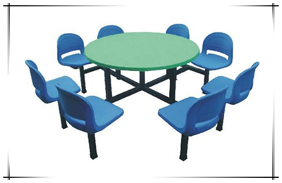玻璃钢食堂餐桌椅