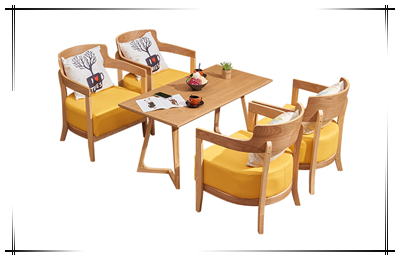 荆州咖啡馆实木桌椅