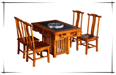 福州火锅店餐桌椅子