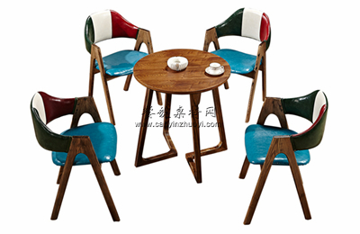 创意美食餐厅桌子椅子