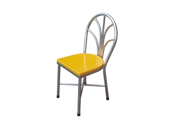 低档快餐椅子，孔雀背餐椅