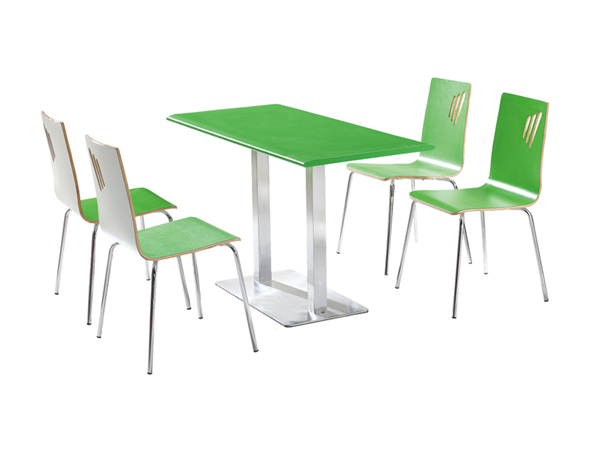 绿色板式餐桌椅多少钱一套