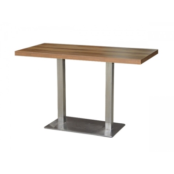 钢木结构餐桌，快餐店家具