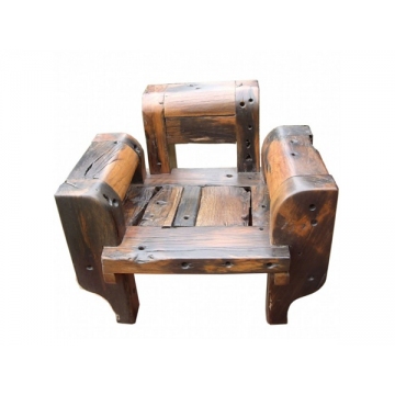 船木家具定制，船木扶手椅