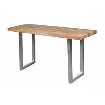美食城桌子，实木台面餐桌
