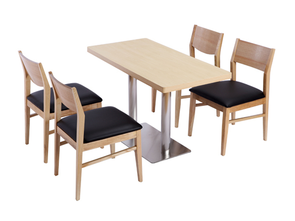 四人位西餐厅实木桌椅尺寸
