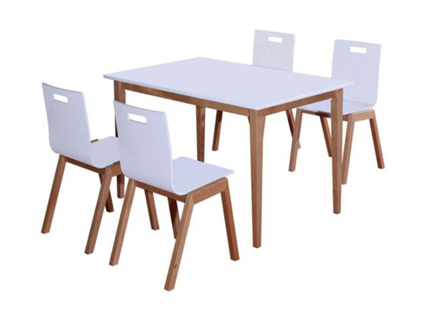 西餐桌椅，实木烤漆餐桌椅