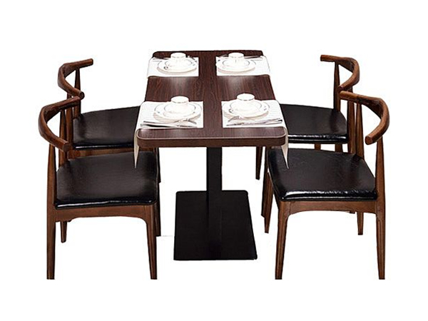 港式餐厅桌椅，实木餐桌椅