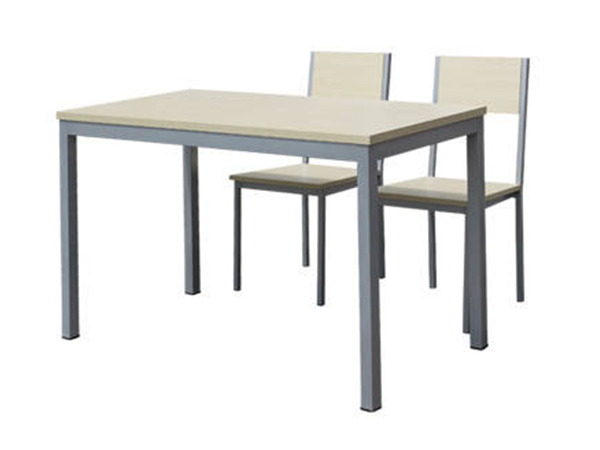 面馆餐桌椅，钢木桌椅系列
