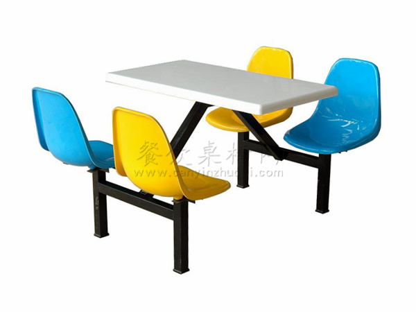 迪庆单位食堂使用的餐桌椅