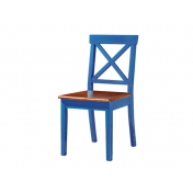 地中海风情实木餐椅款式图