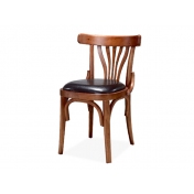 胡桃木纹咖啡椅色彩很稳重