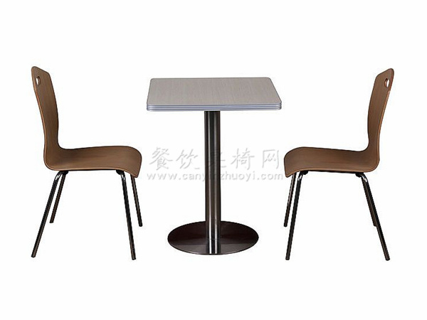 钢木桌椅，麦当劳餐厅桌椅