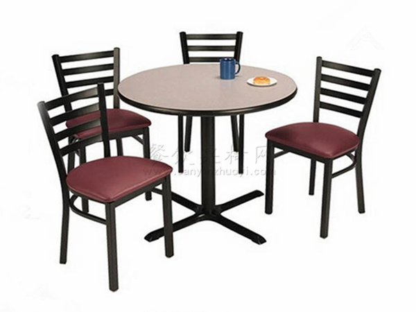 奶茶店桌子和奶茶店铁椅子