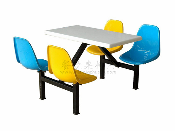 玻璃钢桌椅，员工食堂桌椅