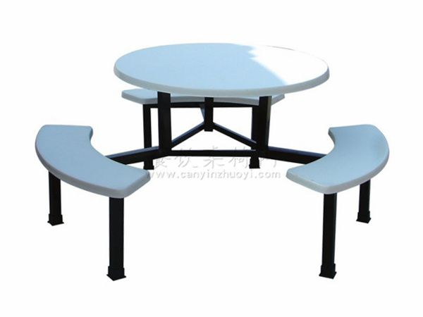 食堂弧形桌椅，弧形凳桌椅