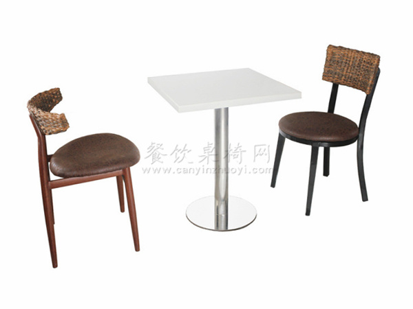 休闲风格的茶餐厅桌椅组合