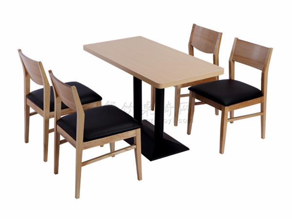 茶餐厅桌椅，益阳实木家具