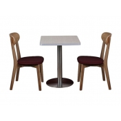 西餐厅用的两位餐桌椅尺寸