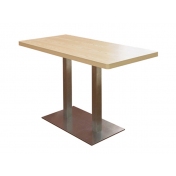 钢木餐桌，长沙汉堡店家具
