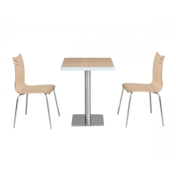 钢木甜品桌椅 ZY-GM019