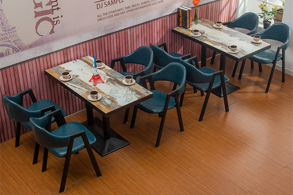 柳州市个性西餐厅桌椅定制