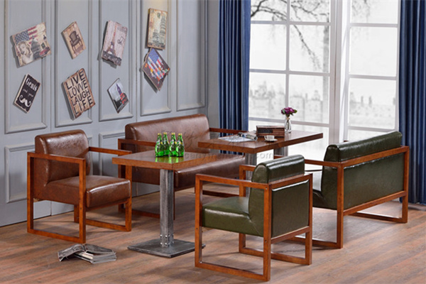 咖啡厅家具，梧州桌椅定制