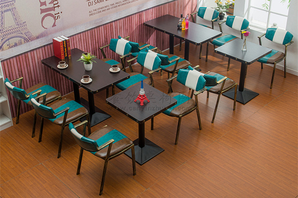 北海铁艺桌椅，西餐厅家具