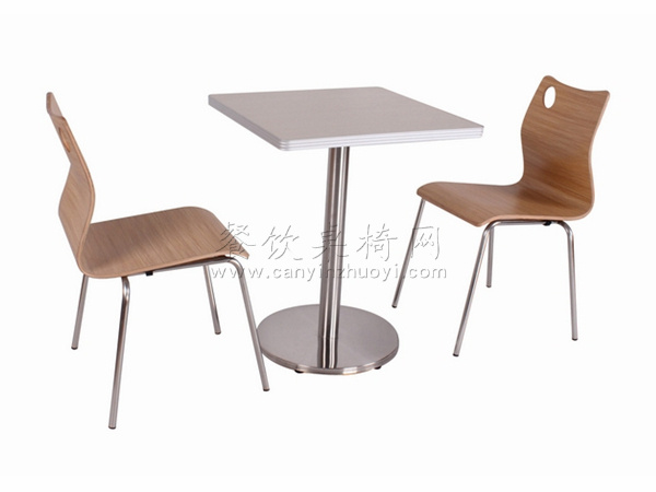 钢木餐桌椅子 ZY-GM030