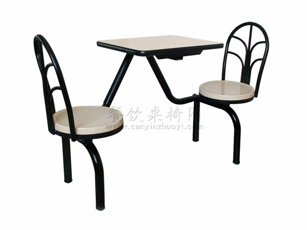 连体式餐桌椅 ZY-LT002