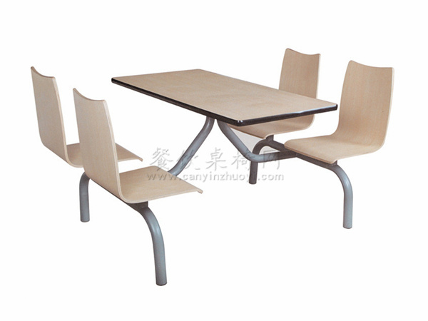 四人连体桌椅 ZY-LT006