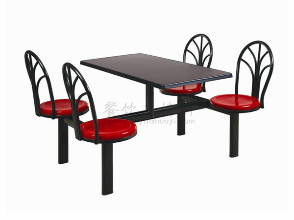 连体食堂桌椅 ZY-BL007