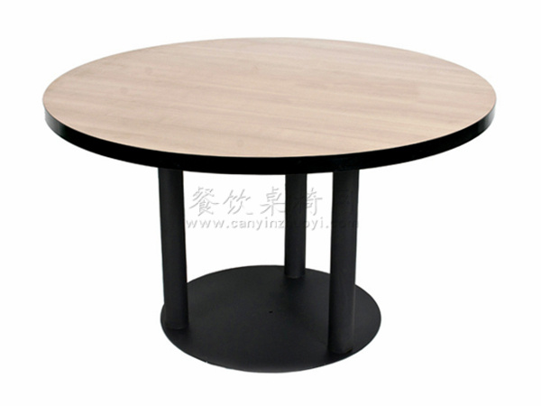 饭馆钢木餐桌 CZ-GM063