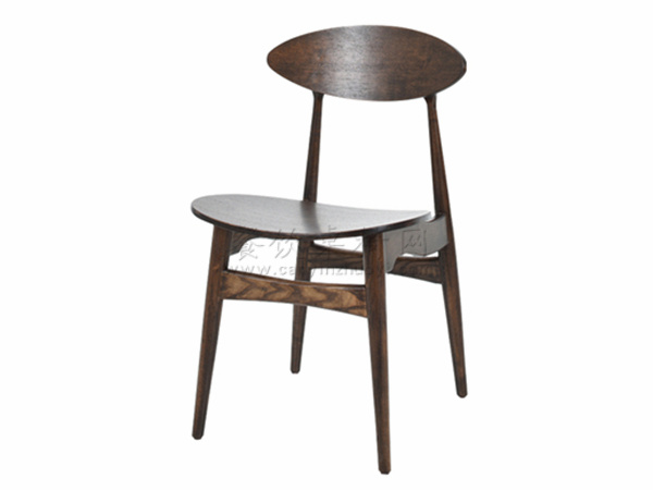胡桃木纹餐椅 CY-XC019