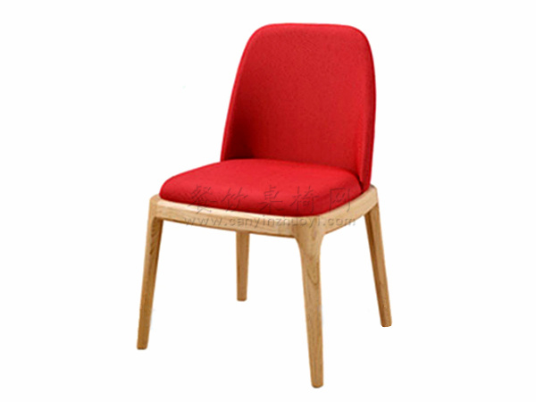红色布艺餐椅 CY-XC109