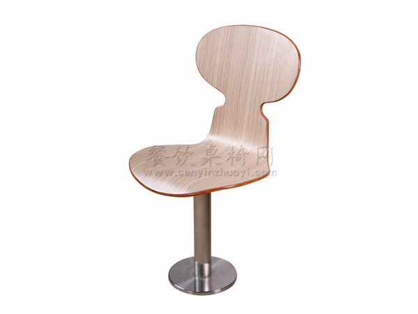 固定钢木餐椅 CY-GM002