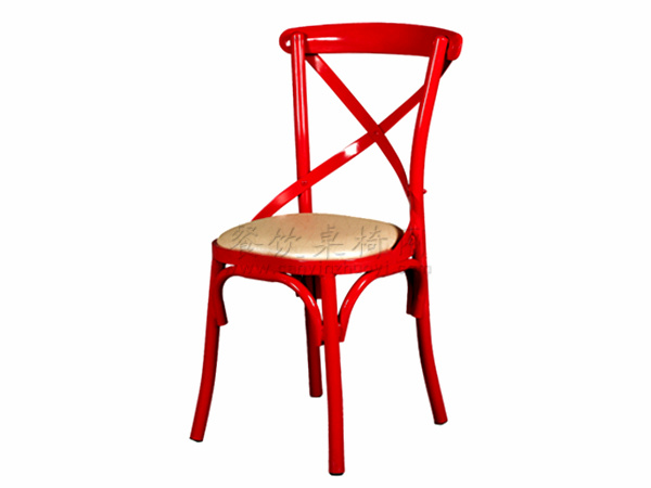 红色叉背椅子 CY-GY012