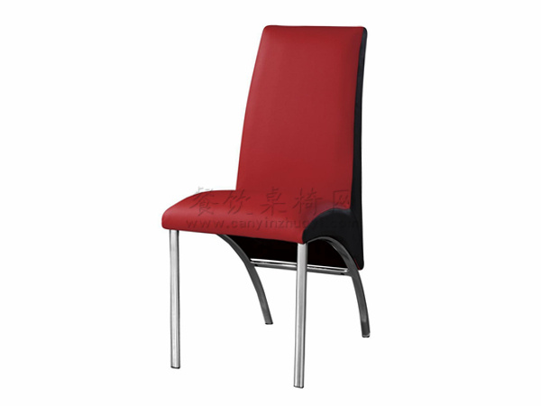 红色皮革餐椅 CY-XD024