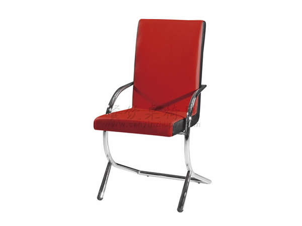 红色皮软包椅 CY-XD027