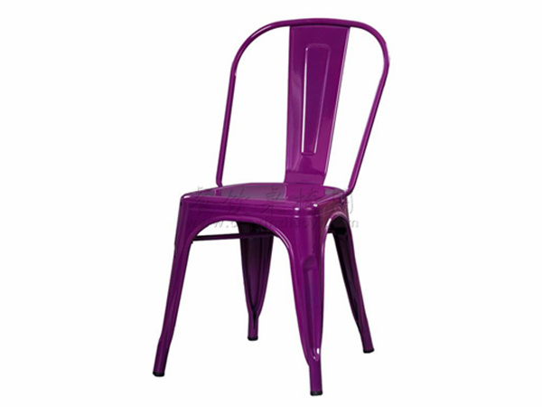 紫色铁皮餐椅 CY-TP013