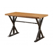 钢木桌子，来宾西餐厅家具