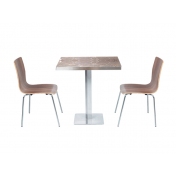钢木桌钢木椅 ZY-GM020