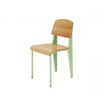 钢木餐椅，雅安汉堡店家具
