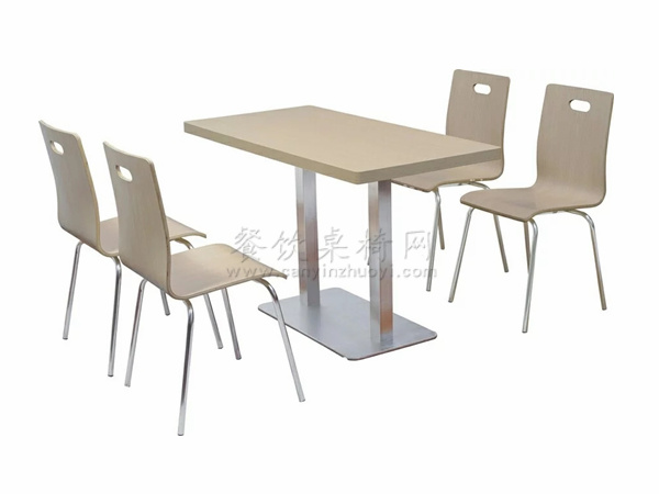 绵阳食堂家具，钢木餐桌椅