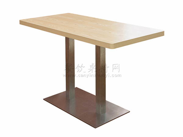 钢木餐桌，攀枝花快餐桌子