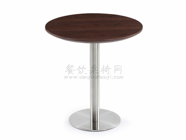钢木桌子，眉山茶餐厅圆桌